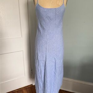 J. Crew Light Blue Midi Dress